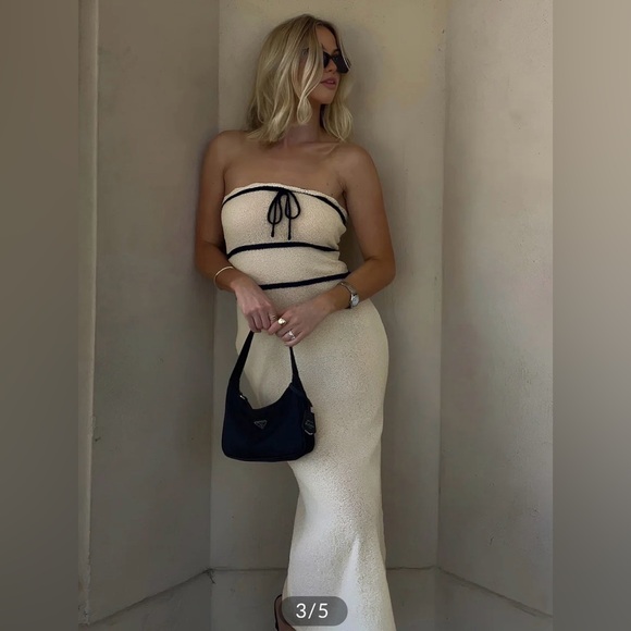 Knotted Tube Midi Sweater Dress - Picture 5 of 5